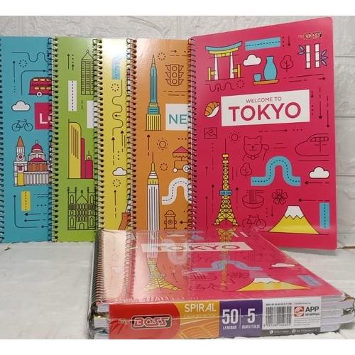 

NEW ARRIVAL Buku Tulis SPIRAL Bigboss / B5 50 Lembar ✩ 879