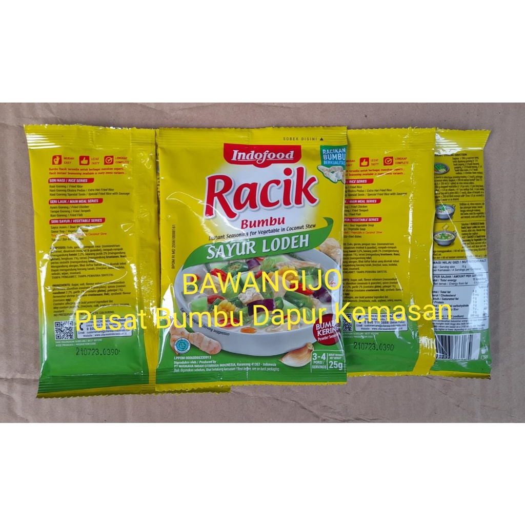 

INDOFOOD Racik Lodeh Sachet Racik Bumbu Masak Instant