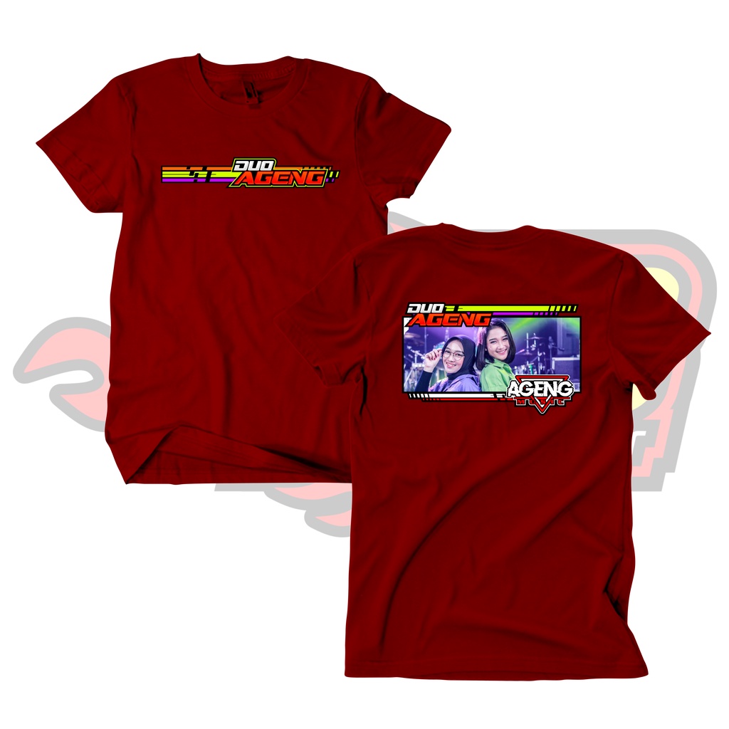 Kaos Duo Ageng Musik Ramayana Katun Combed Distro