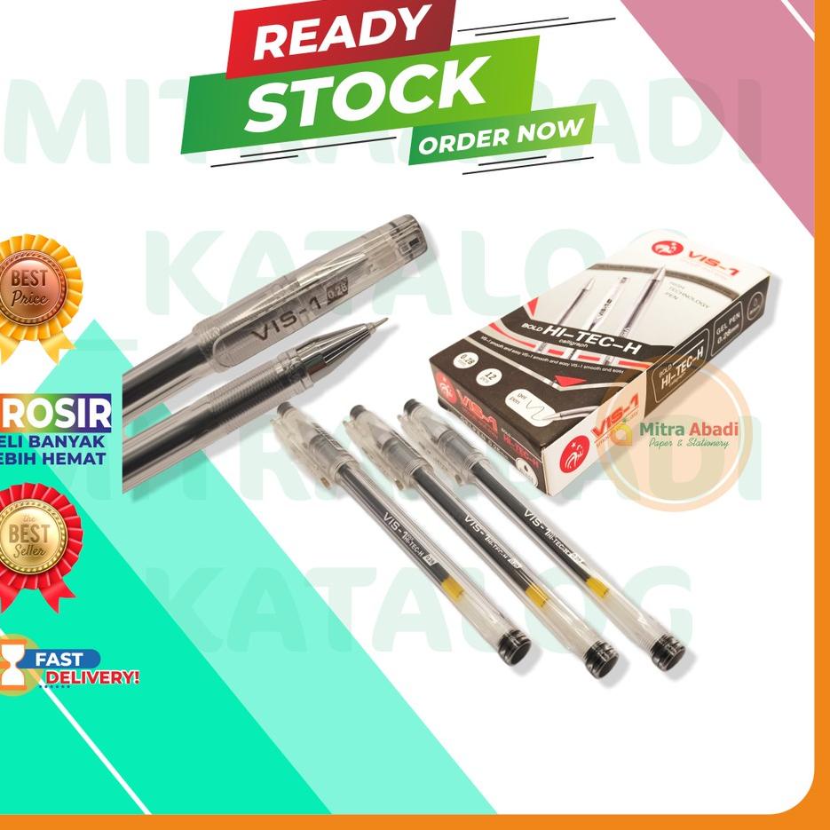 

` KQF PULPEN VIS-1 HI-TECH 0.28MM HITAM Laris`