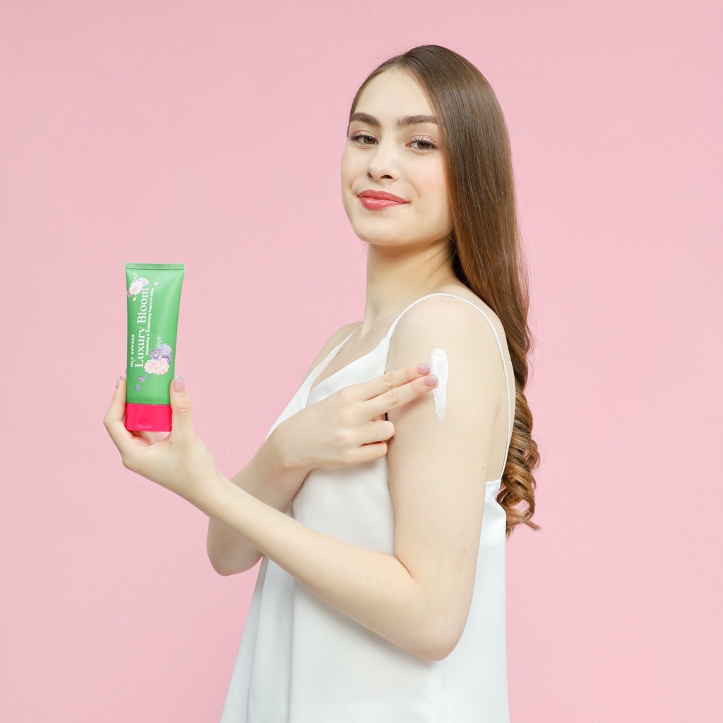 MY SERIES Luxury Bloom Brightening and Moisturizing Fragrance Lotion 120ml | Whitening Lotion Pencerah Badan BY AILIN