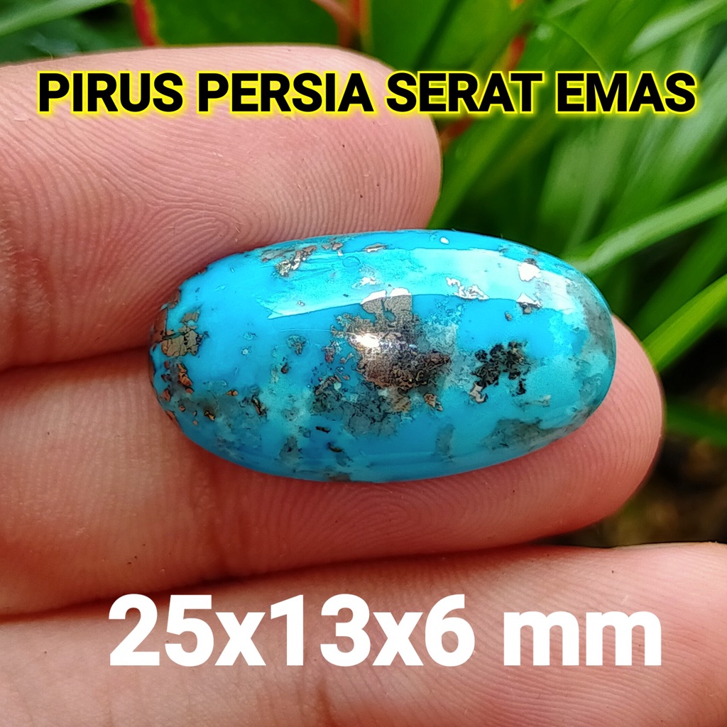 BATU PIRUS BIRU PERSIA SERAT EMAS koleksi lainnya cincin opal giok zamrud bacan katilayu wulung giok