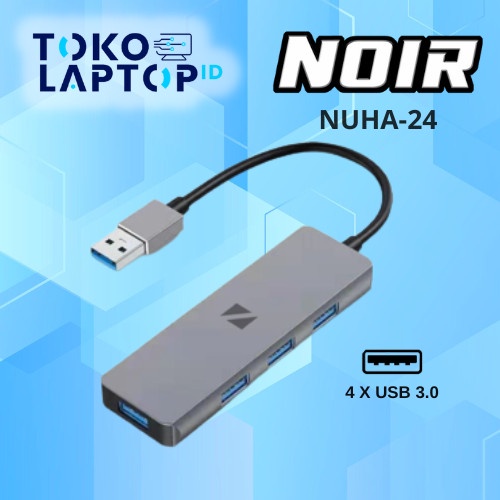 Noir NUHA24 / NUHA-24 4in1 USB 3.0 Hub 4 Port