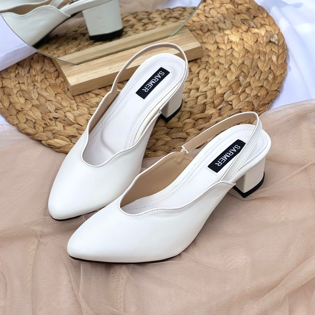 SARMER - KHALINDRA HEELS WHITE EDITION