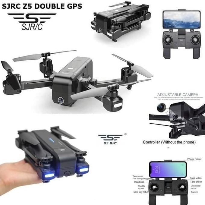 [ Promo ] Sjrc Z5 Gps 1080P Hd Camera Folding Drone 20 Menit Vs Bug 5 Visuo F196 - Drone Kamera Dan 