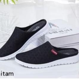 R1R6 Sandal Sepatu Bustong Wanita Merk Collin Original Import Cina TX60 37/41 - Sepatu untuk wanita 