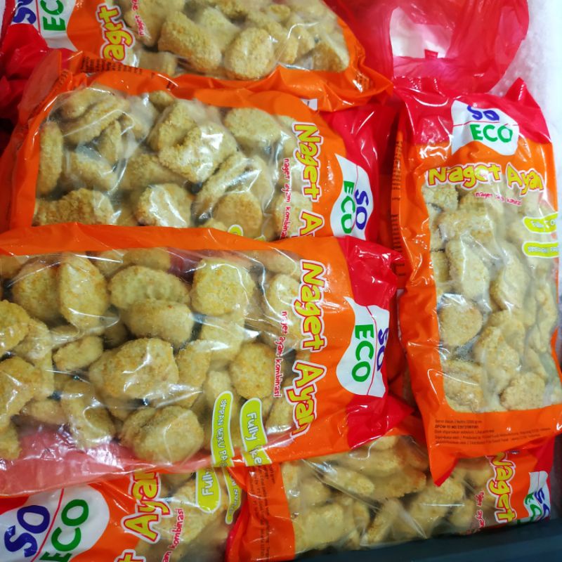 

FROZEN FOOD NUGET AYAM 1KG MERK SO ECO