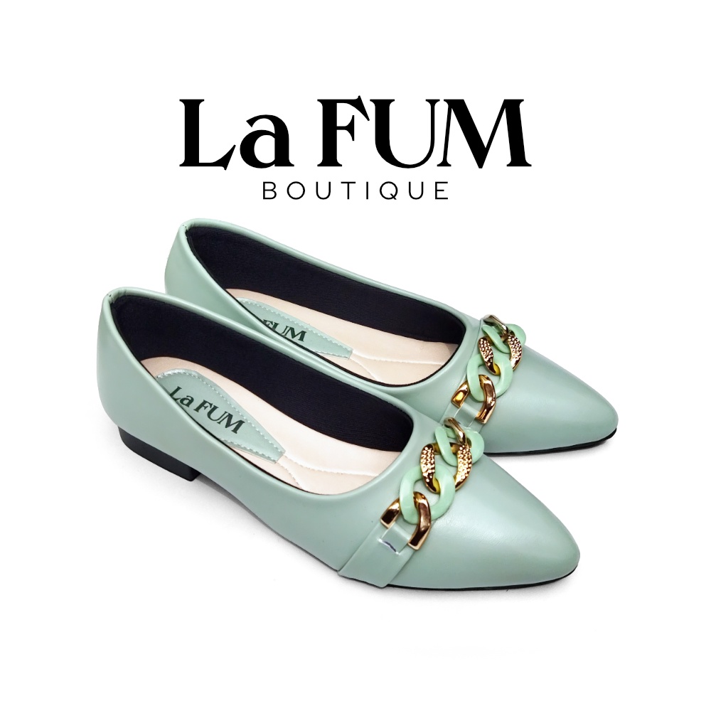 Sepatu Pantofel Wanita Casual Pansus heels - Deluxe by La FUM