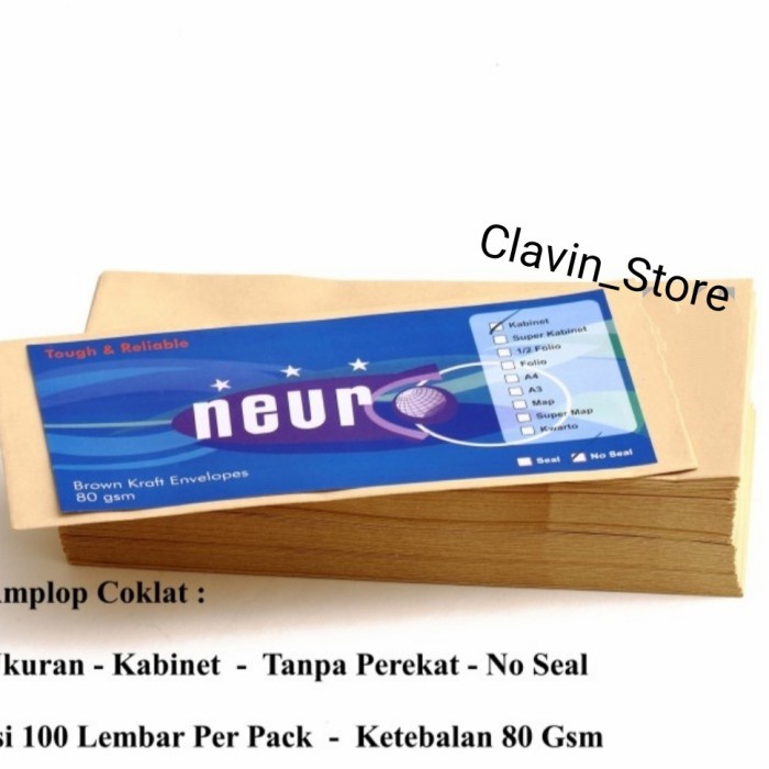 

Wow Amplop Coklat Kabinet Neuro Limited