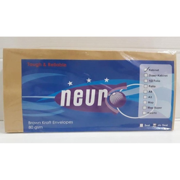 

Hemat Amplop Coklat Kabinet Neuro Pack 100 Lembar Gilaa!!!