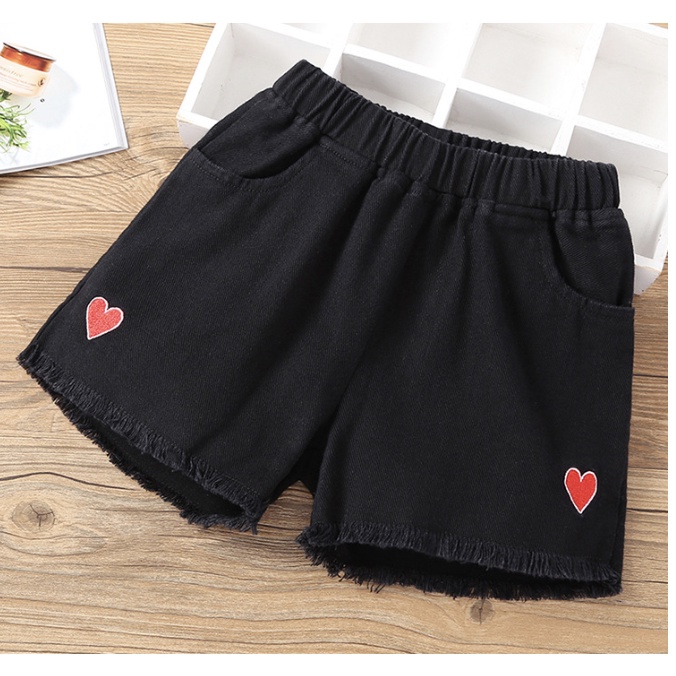 babyfit [2-8thn] LOVED celana jeans anak perempuan hotpants lentur stretch karet celana import jx-0116r