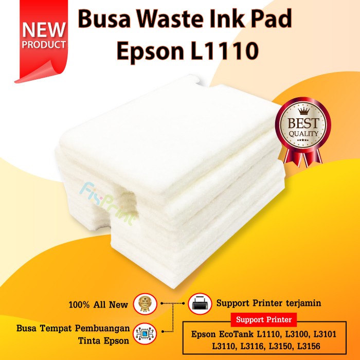 Sparepart Busa Waste Ink Pad Epson L1110 L3110 L3150 L4150 L4160 L5190