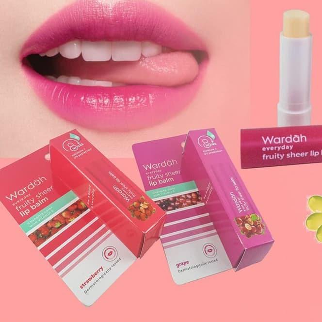 KIRIM HARI INI ORI 100% WARDAH Everyday Fruity Sheer Lip Balm (ART. 862)