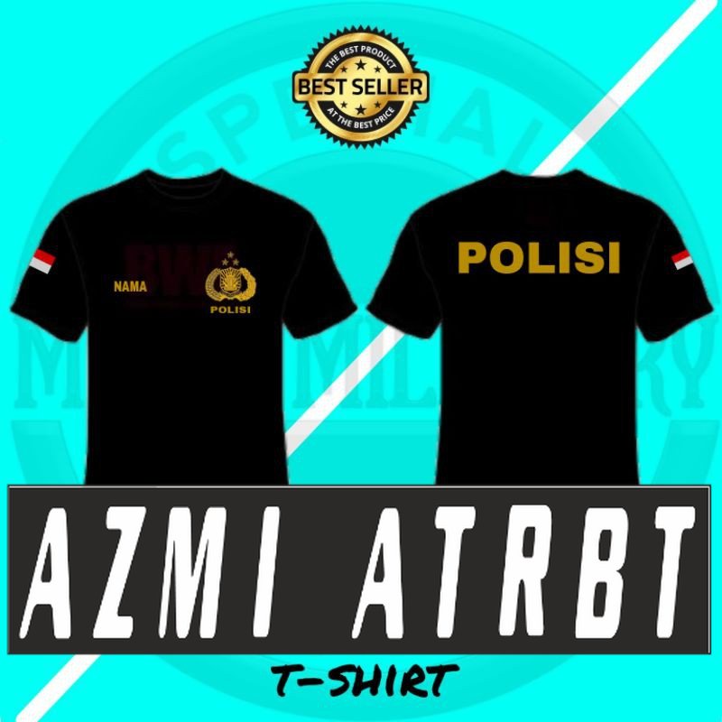 T SHIRT POLISI KAOS POLISI (LANTAS) BAJU LENGAN PENDEK