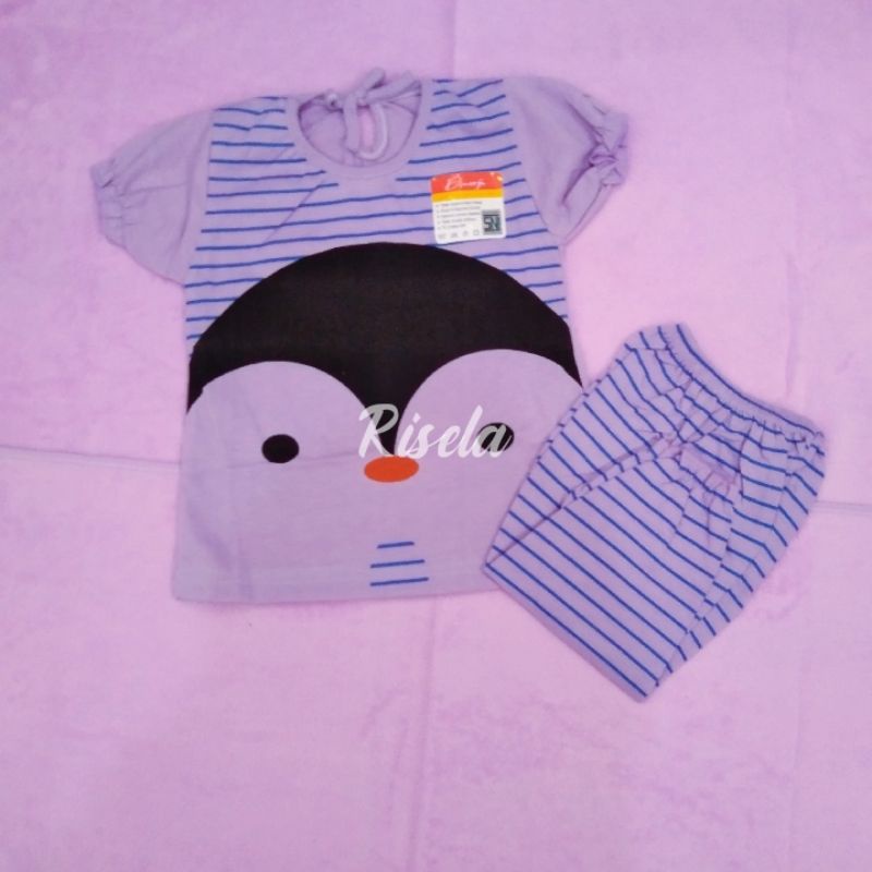 setelan oblong bayi/setelan piyama Dnoorfa SNI original motif lucu