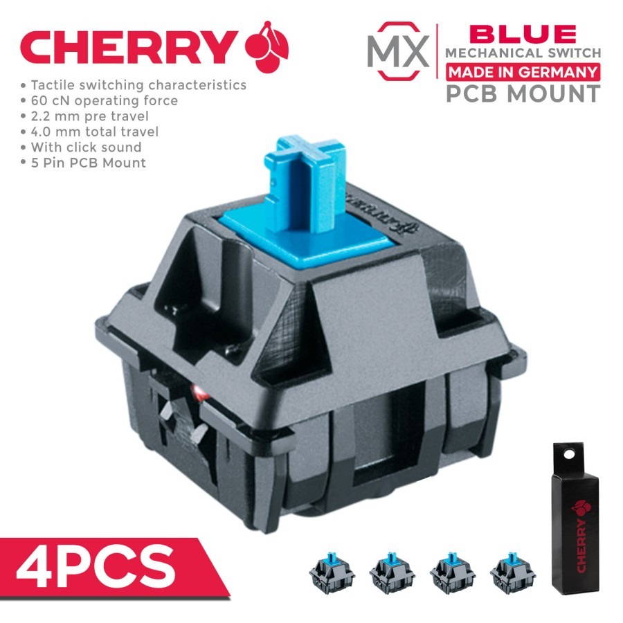 CHERRY MX SWITCH PCB MOUNT 5 PIN NO BACK LIGHT