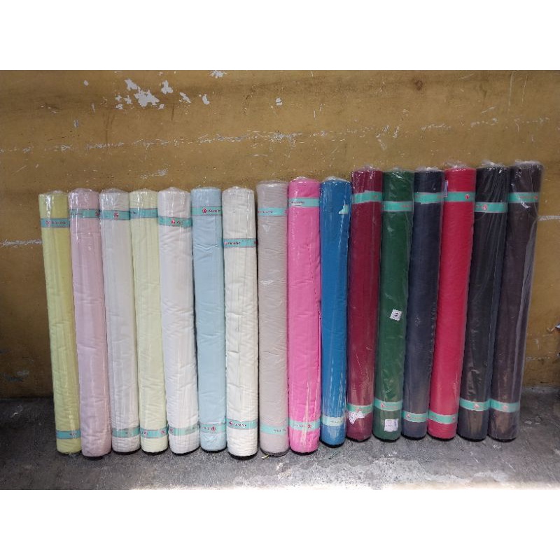 KAIN KATUN TC KAMATEX WARNA POLOS BAJU SERAGAM SEKOLAH SPANDUK MAKSER JILBAB LAPISAN MASKER LEBAR 11