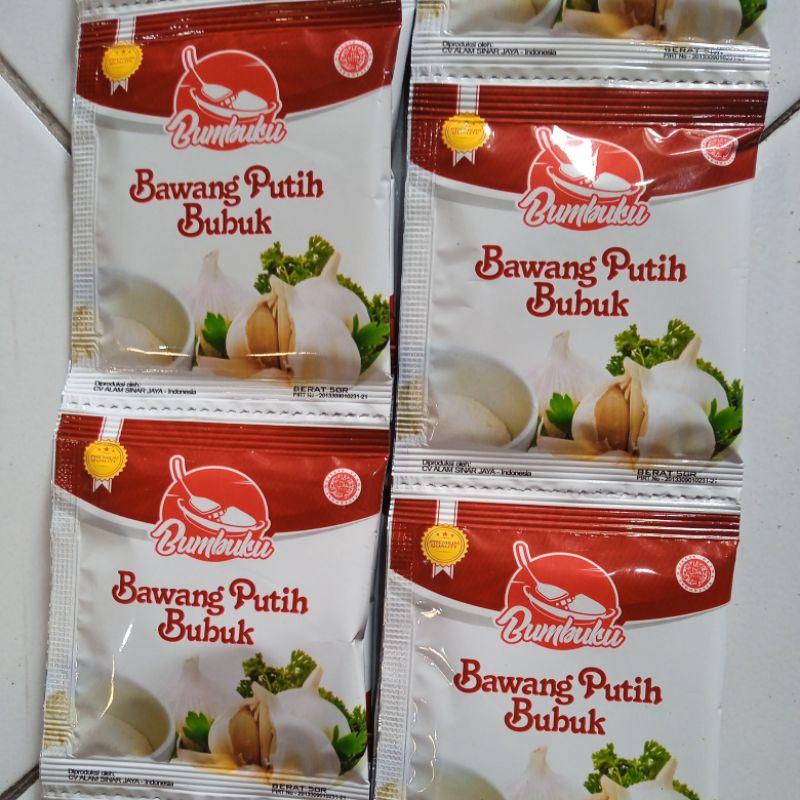 ✔MURAH Bawang Putih Bubuk Shacet  Halal MUI / Garlic Ground 5gr