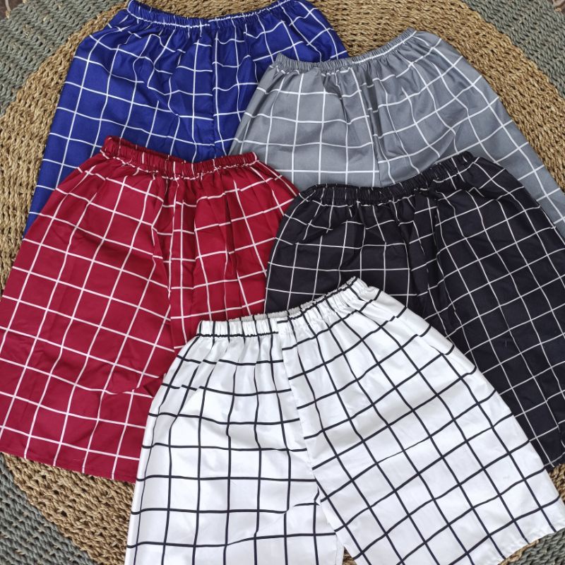 Celana Boxer Pria | Kolor Pria Dewasa | Celana Pendek Pria Wanita | Boxer Wanita | Celana Kotak Tart