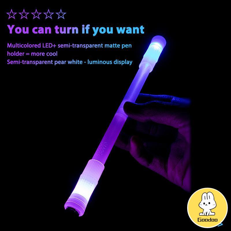 Pena Berputar Bercahaya Dekompresi Pena Lampu Pernapasan LED Keren -Doo