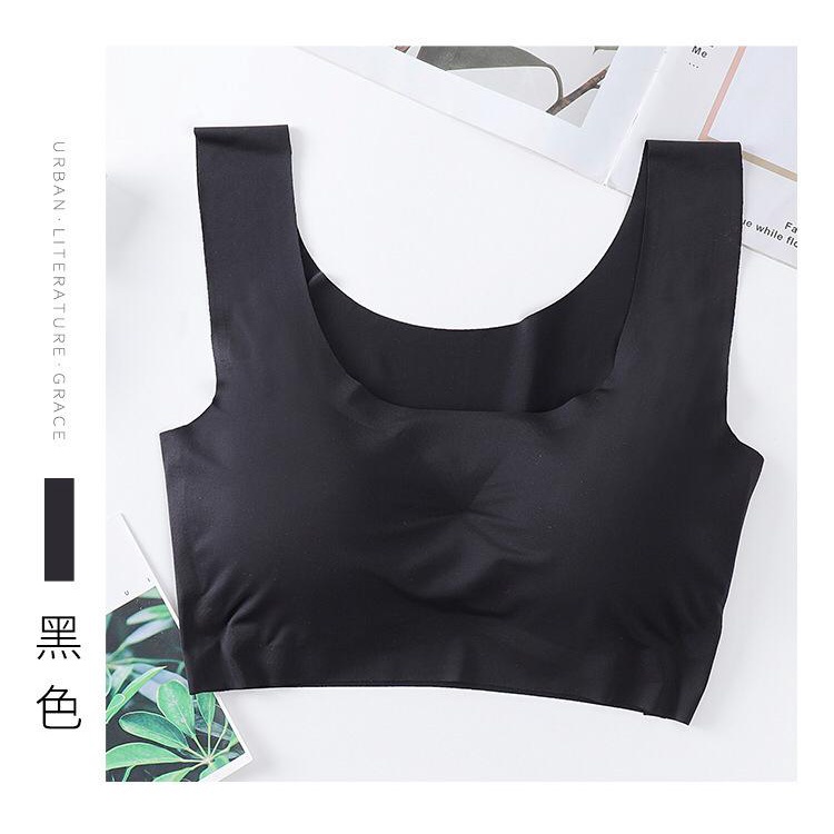 TOPGROSIRNO1 TG1620 Sport Bra Silk Wanita Import Seamless Tanpa Kawat Warna Warni