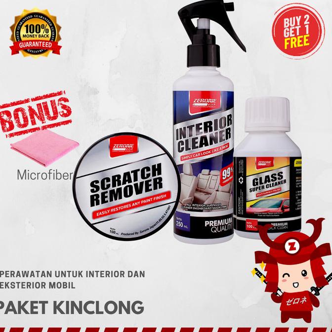 Pembersih Mobil Autocare Kit Zerone Untuk Noda Plafon Obat Jamur Kaca
