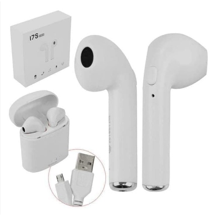 Headset Bluetooth i7S TWS 4.2 / i7s Wireless Earphone