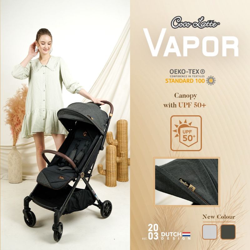 Makassar - Cocolatte Stroller Vapor Autofold Teringan Kereta Dorong Bayi Cabin Size