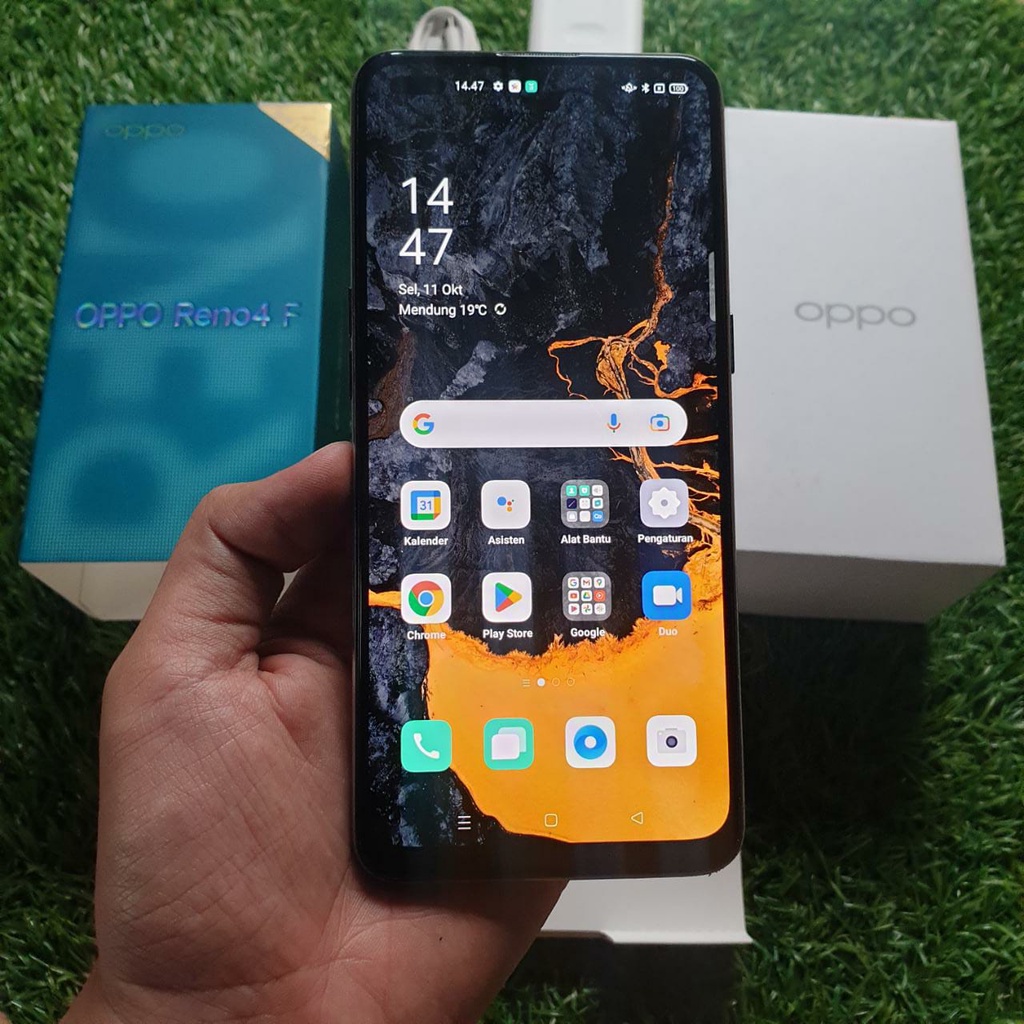 OPPO RENO 4F SECOND 8/128GB HP SECOND HANDPHONE SECOND HP SEKEN HP BEKAS HP MURAH