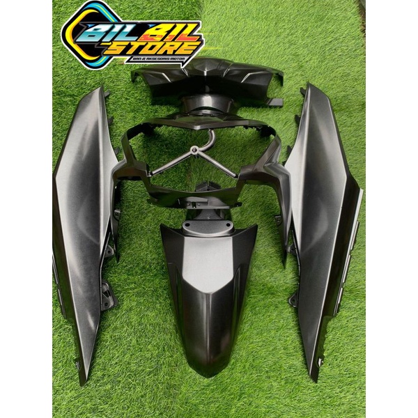 Cover Bodi Body Halus Honda Beat Fi Stater Halus Kasar Warna Abu Abu Grey Doff