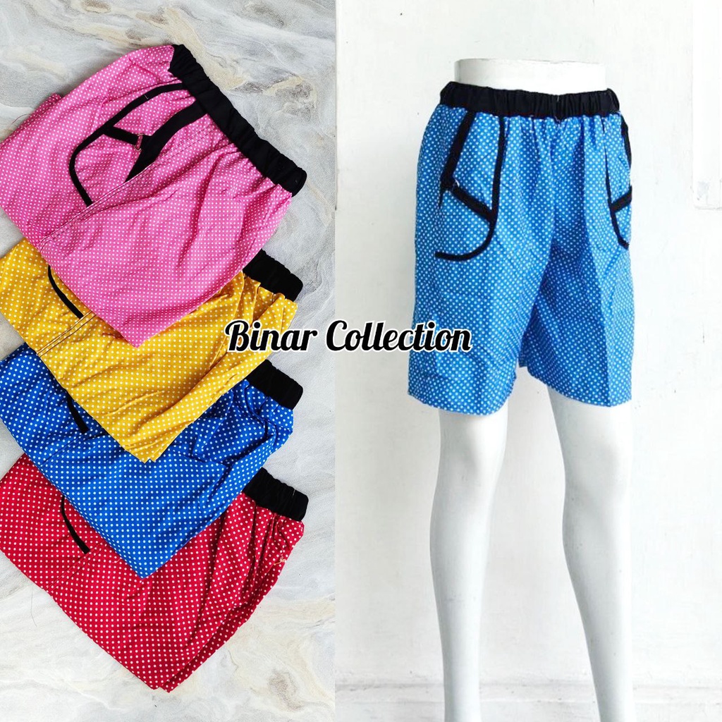 SYD 09- Celana Pendek cewek dewasa nyaman kolor wanita ibu Jumbo XL / 3L jumbo harian santai murah