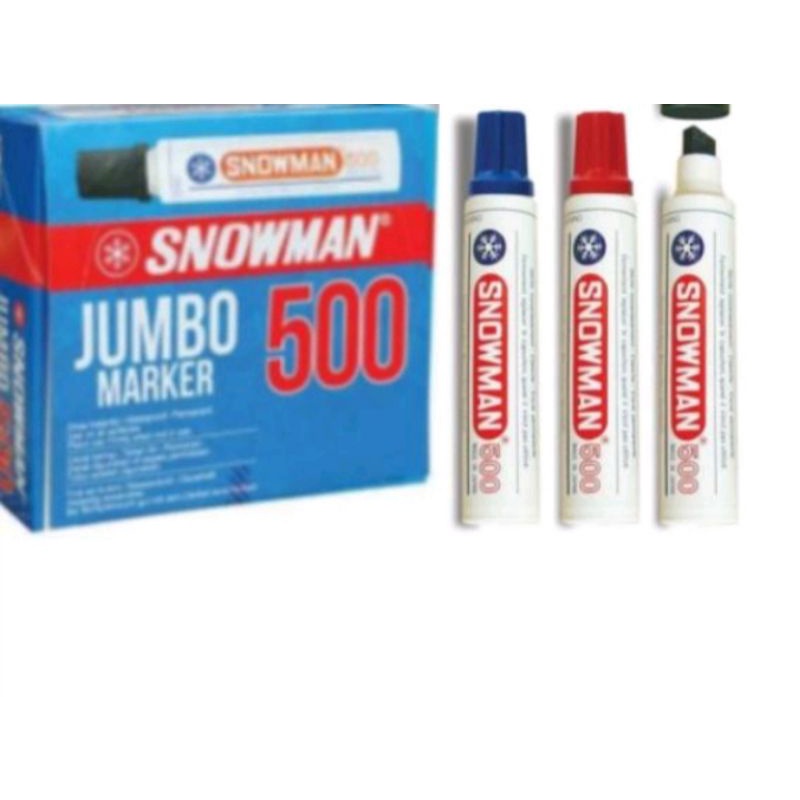 

Spidol Permanent Marker Snowman Jumbo 500 (1pcs)