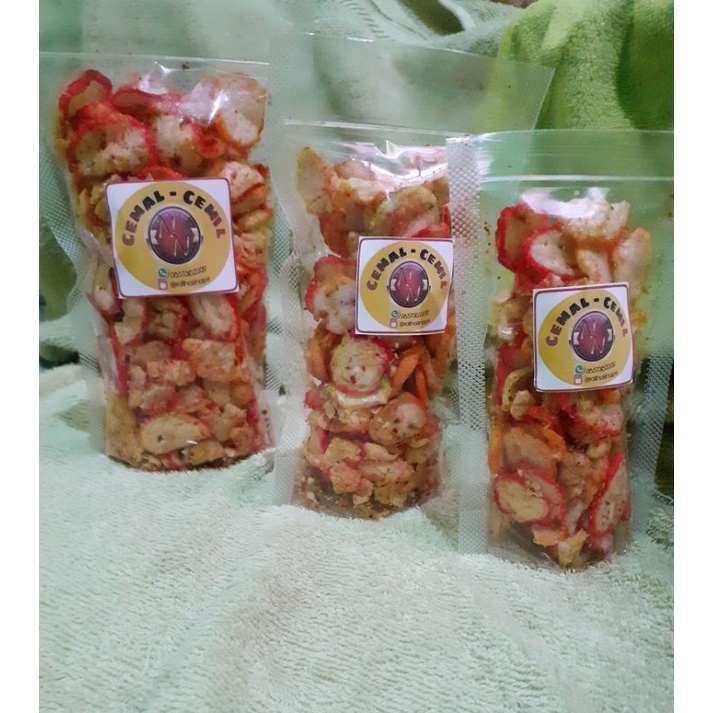 

kerupuk seblak kencur / snack viral / snack pedas
