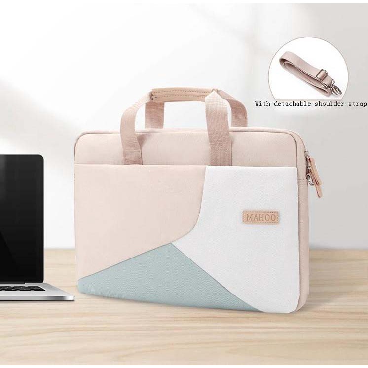 Tas Laptop Macbook Selempang Shoulder Strap MAHOO Pastel Shockproof Size 13 14 15 16