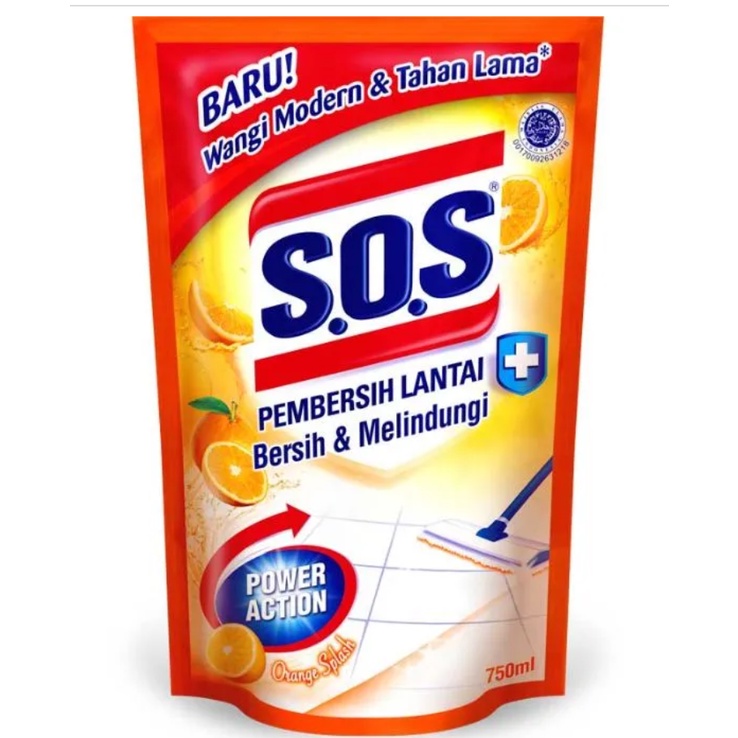 SOS PEMBERSIH LANTAI REFILL 750ML