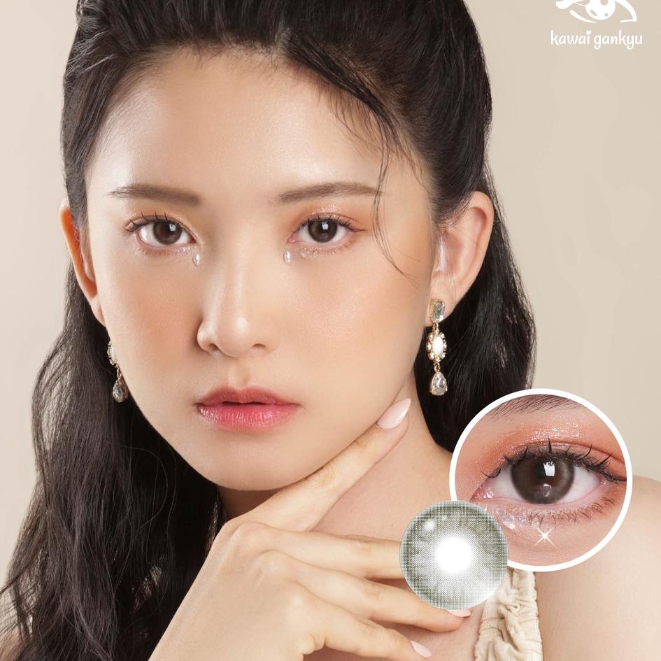 Murah Kawai Gankyu Softlens - Voxie Lunar Gray