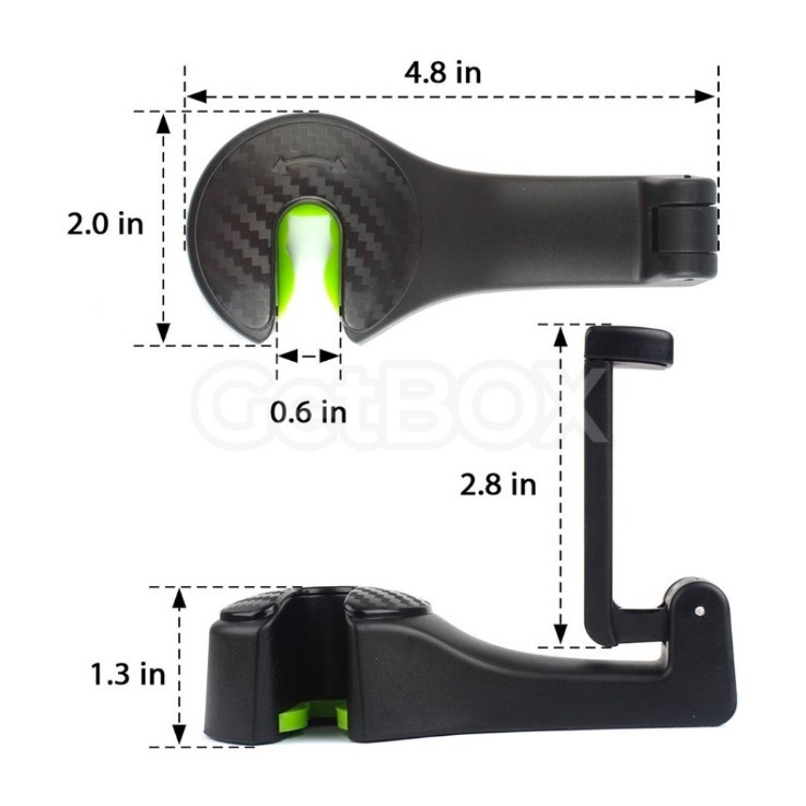 HD-11 Holder jok mobil Car headrest Holder Hp Hook Hanger Gantungan Mobil Serbaguna
