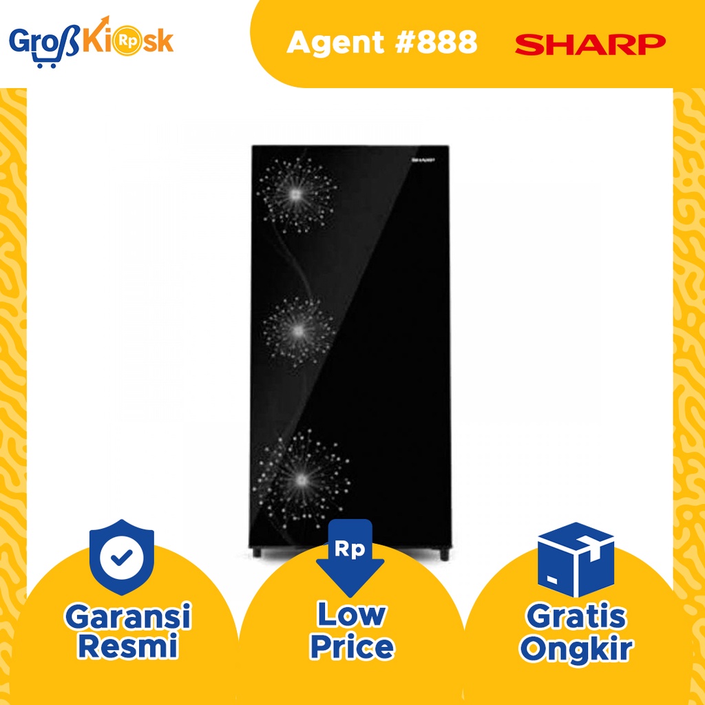 Sharp Kulkas 1 Pintu SJ-X197W-DW / SJ X197 WDW