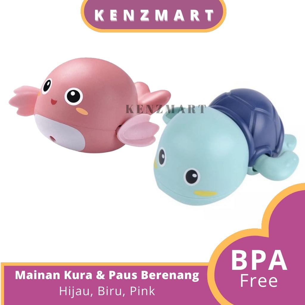 Mainan Mandi Anak Bentuk Kura Kura Berenang Di Kolam Renang/ Toy Turtle
