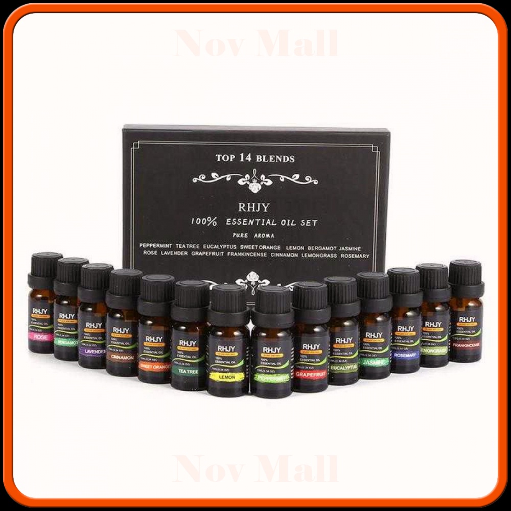 Set Essential Oils Minyak Aromatherapy 10ml 14 PCS AM005