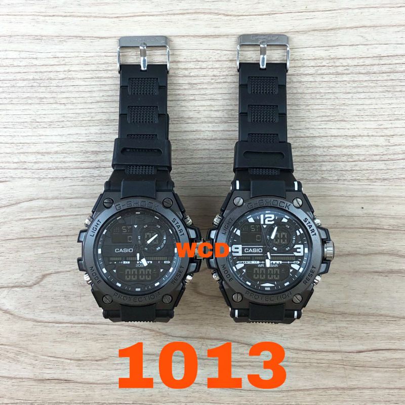 SS.id READY JAM TANGAN DOUBLE TIME TALI RUBBER/ JAM TANGAN PRIA.