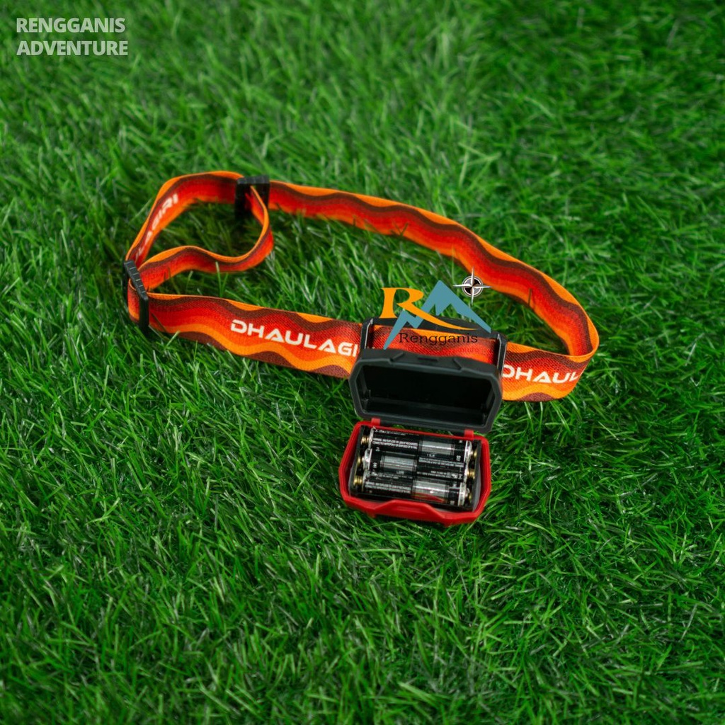 Headlamp Dhaulagiri HL 878 HL 858 Waterproof Batre AAA Senter Kepala Hiking