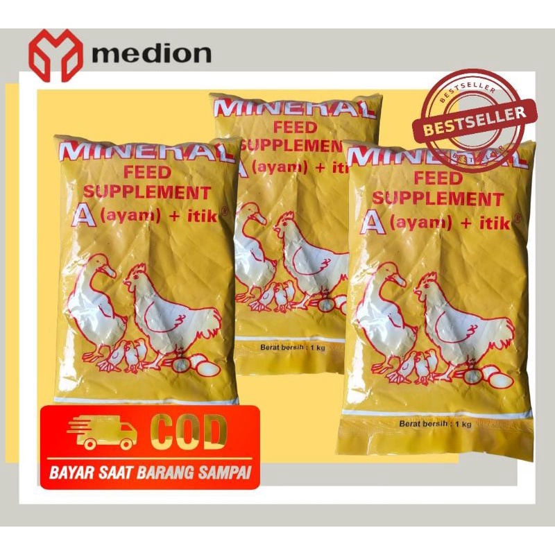 Mineral untuk unggas kemasan 1 kg/Mineral Medion