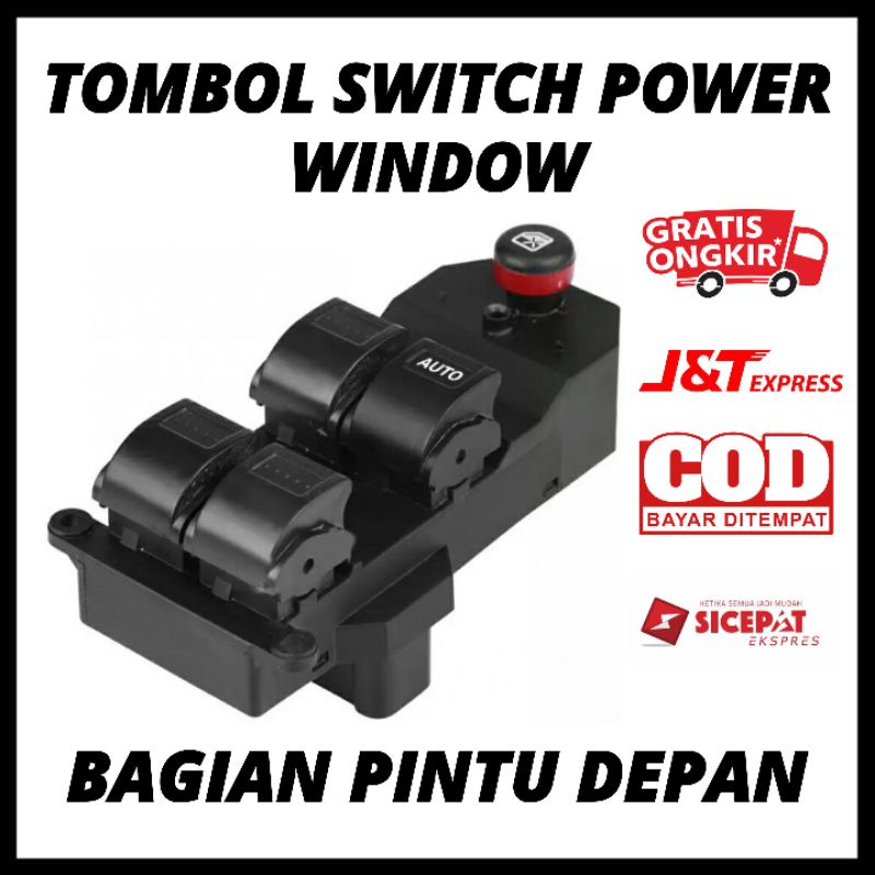 Tombol Pintu Power Window Crv 2002 2003 2004, Crv Gen 2 Depan Kanan Supir Sopir