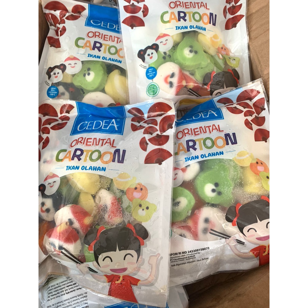 

Cedea Karakter Olahan ikan Farm Oriental Cartoon (kARTUN) 200gr
