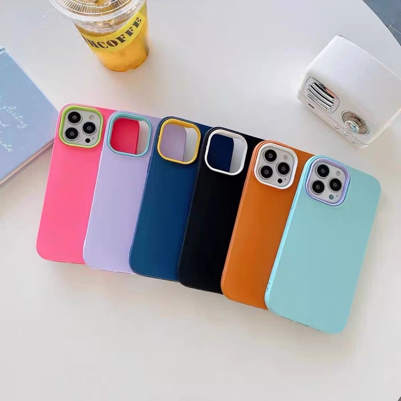 CASE APPLE HYBRID 3 IN 1 TPU SOFT CASE SILICONE IPHONE 12 13 PRO MAX CASING MURAH