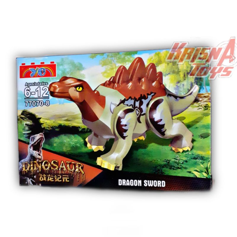 MAINAN BALOK SUSUN DINOSAURUS/BRICK DINO