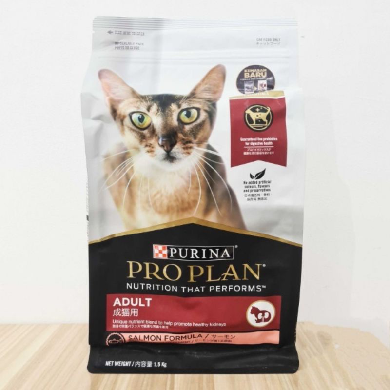 Proplan Cat Salmon Adult Kemasan 1,5KG Dry Food / Pro Plan