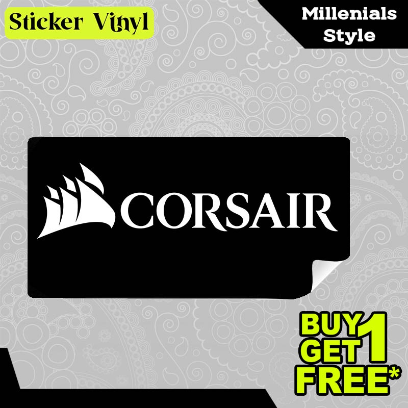 

Stiker Sticker Corsair Gaming Logo Gambar Unik Desain Keren dan Kekinian Aesthetic Bahan Vinyl Satuan Anti Air