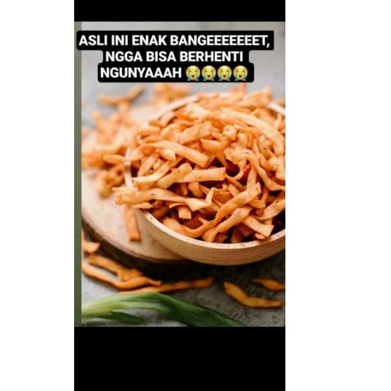 

Limited--STICK BAWANG BALADO HOMEMADE 500GR BAYAR DITEMPAT SNACK/CEMILAN GURIH